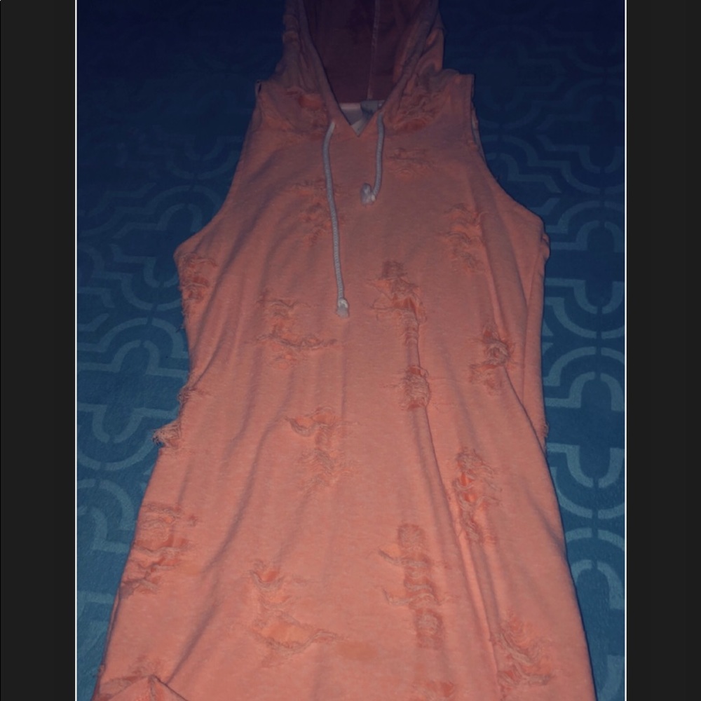 Short rip dress